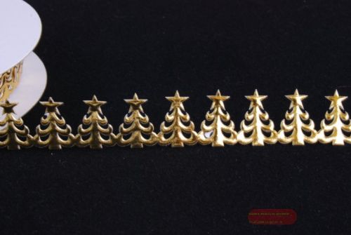 Bild von Band 10y/ 25mm, Tanne - klebend, gold (02)