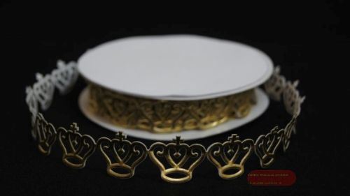 Bild von Band 10y/ 25mm, Krone ca. 350 klebend, gold