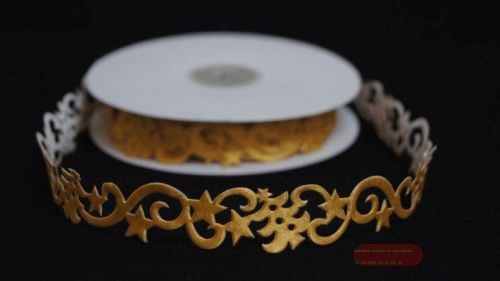 Bild von Band 10y/ 22mm, Sterne/ Tanne klebend, natur_x000d_