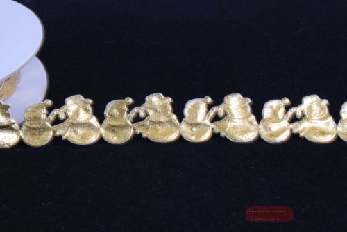 Bild von Band 10y/ 22mm, Schneemann klebend, gold