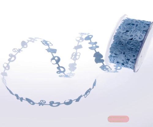 Bild von Band 20m/ 17mm, Baby Sort. klebend, h'blau