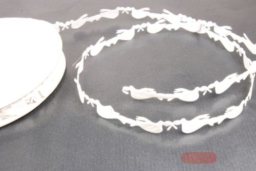 Bild von Band 10y/ 15mm, Tauben kleben, ecru