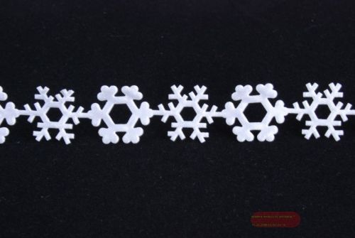 Bild von Band 10y/ 25mm, Snowstar klebend, weiss