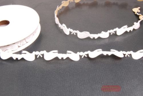 Bild von Band 10y/ 12mm, Tauben kleben, weiss