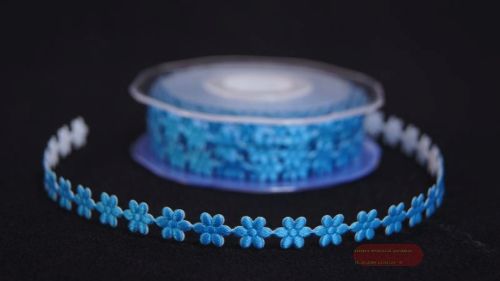 Bild von Band 10y/ 8mm, Blühte klebend, petrol