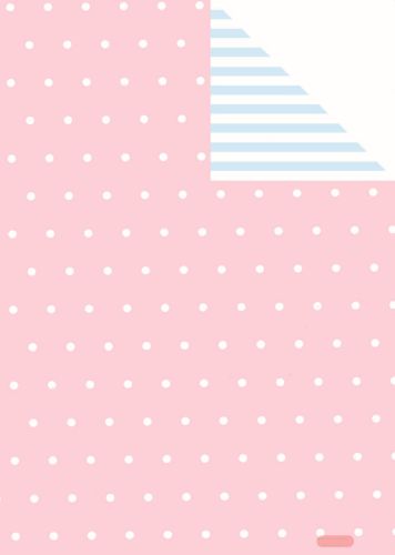 Bild von Bogen 70x 100cm, Bebe, rosa/blau