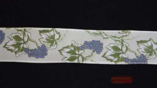 Bild von Band 20m/ 40mm, Trauben, blau/grün