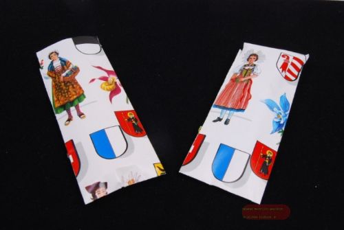 Bild von Beutel, 6x 14cm Wappen, bunt