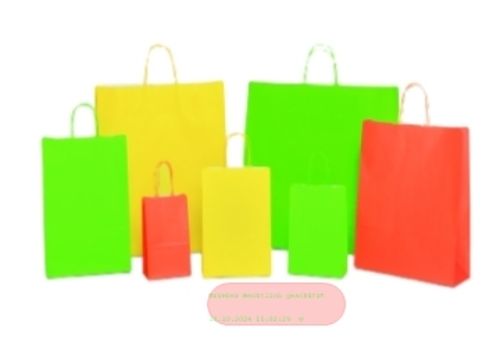 Bild von Tragtasche, B14+08 x H21cm - LU, orange