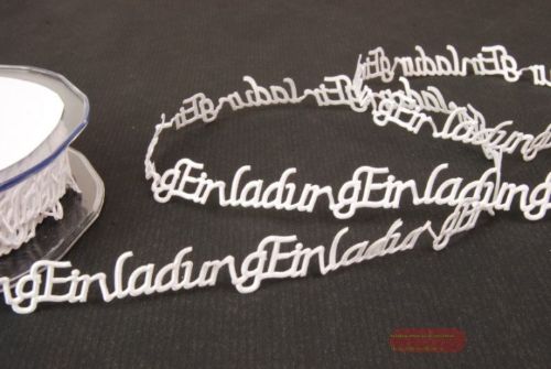 Bild von Band 10m/ 15mm, Einladung 200x klebend, weiss