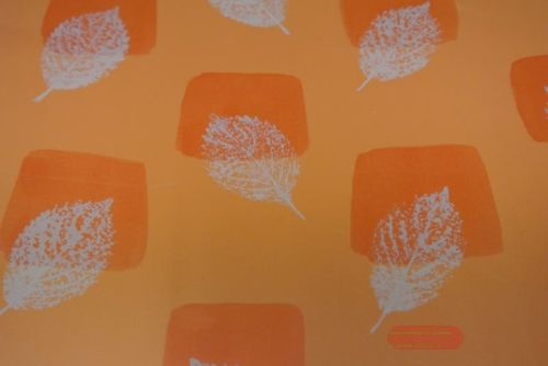Bild von Bogen 70x 100cm, Blatt mit Quadrat, orange