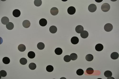 Bild von Bogen 70x 100cm, Punkte, weiss/schwarz