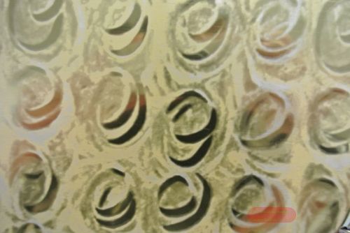 Bild von Bogen 70x 100cm, Kreise offen, gold