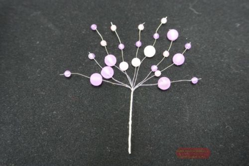 Bild von Sticker 60mm, bead spray, flieder