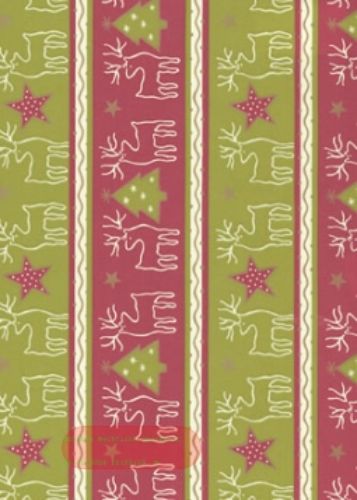 Bild von Bogen 70x 100cm, Aaurau Elche, grün/rot*