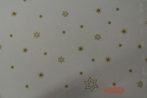 Bild von Folie 250m x 75cm, Vega Sterne, gold