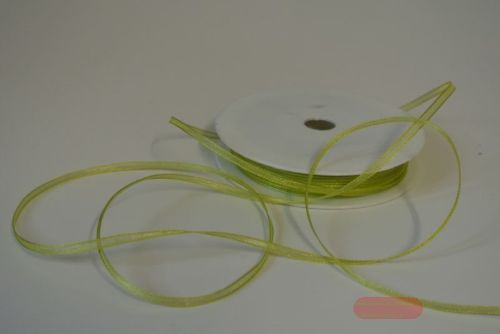 Bild von Band 50m/ 03mm, Organza, olive