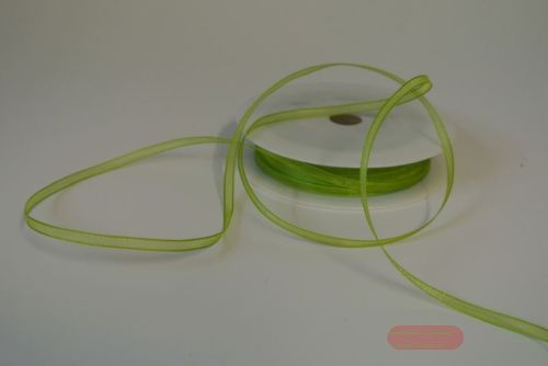Bild von Band 50m/ 03mm, Organza, pastellgrün