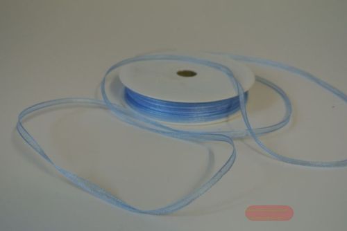 Bild von Band 50m/ 03mm, Organza, h'blau
