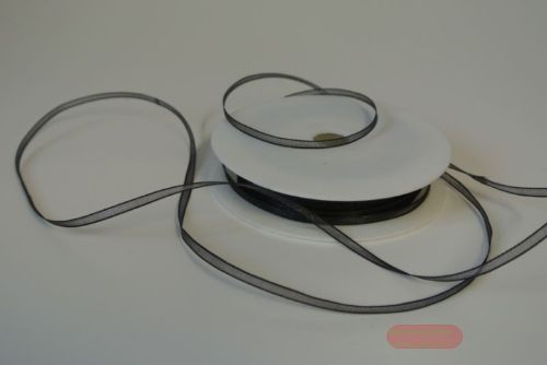 Bild von Band 50m/ 03mm, Organza, schwarz