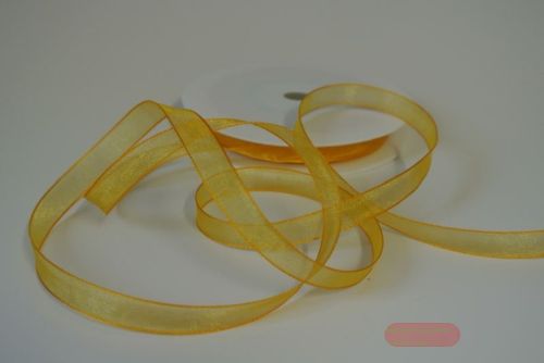 Bild von Band 50m/ 09mm, Organza, sonnengelb