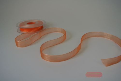 Bild von Band 50m/ 15mm, Organza, orange