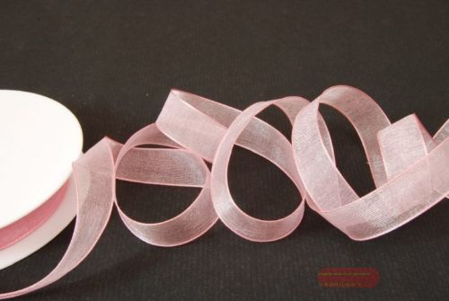 Bild von Band 50m/ 15mm, Organza, rosa