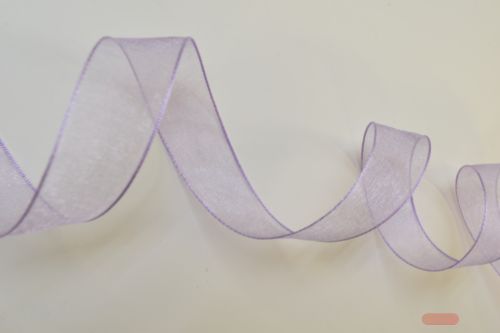 Bild von Band 50m/ 15mm, Organza, lavendel