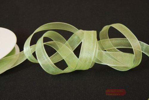 Bild von Band 50m/ 15mm, Organza, pastellgrün