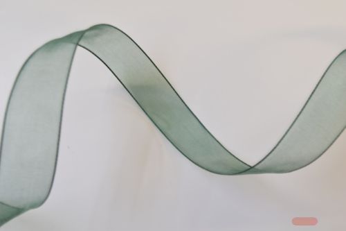 Bild von Band 50m/ 15mm, Organza, d'grün