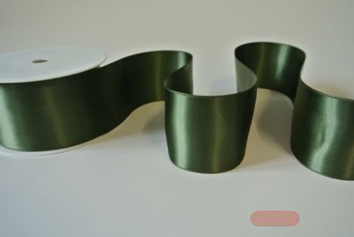 Bild von Band 25m/ 50mm, Double face Satin, olive*