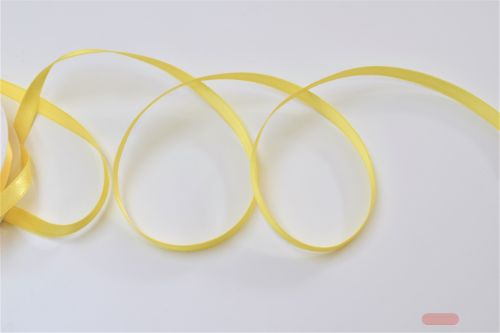 Bild von Band 50m/ 03mm, Double face Satin, gelb