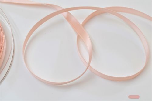 Bild von Band 50m/ 03mm, Double face Satin, lachs