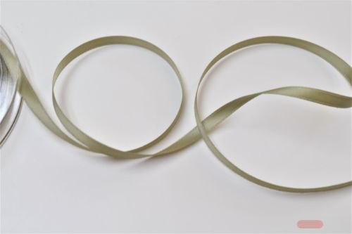 Bild von Band 25m/ 07mm, Double face Satin, kaki