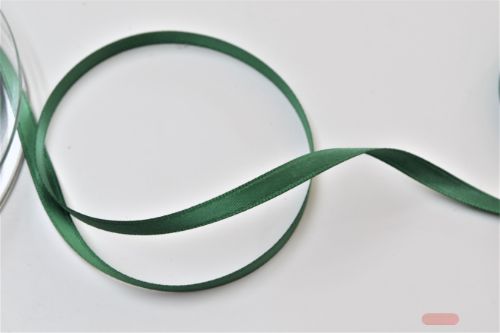 Bild von Band 25m/ 07mm, Double face Satin, d'grün