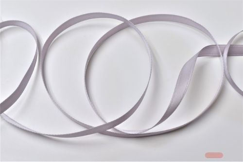 Bild von Band 25m/ 07mm, Double face Satin, grau