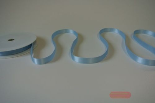 Bild von Band 25m/ 10mm, Double face Satin, lichtblau