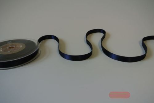 Bild von Band 25m/ 10mm, Double face Satin, navy-blau