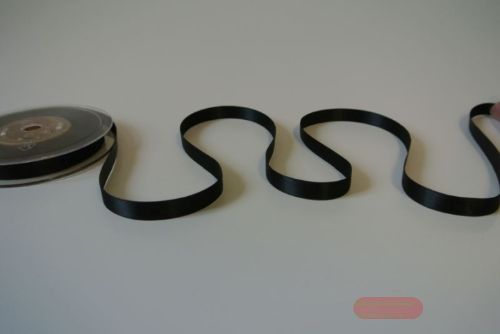 Bild von Band 25m/ 10mm, Double face Satin, schwarz