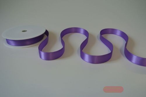 Bild von Band 25m/ 15mm, Double face Satin, lila
