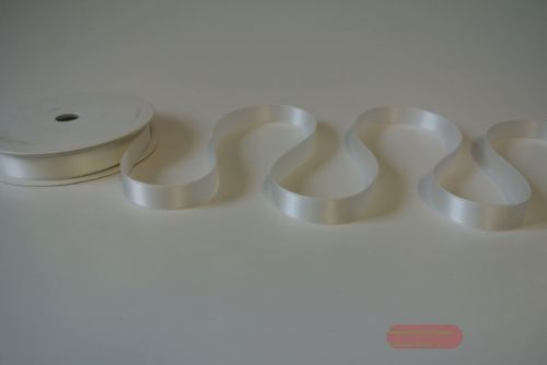 Bild von Band 25m/ 15mm, Double face Satin, ecru