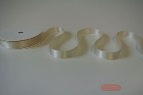 Bild von Band 25m/ 15mm, Double face Satin, beige