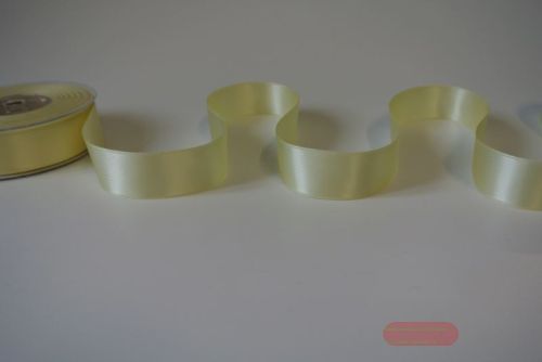 Bild von Band 25m/ 25mm, Double face Satin, elfenbein