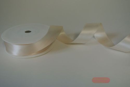 Bild von Band 25m/ 25mm, Double face Satin, beige