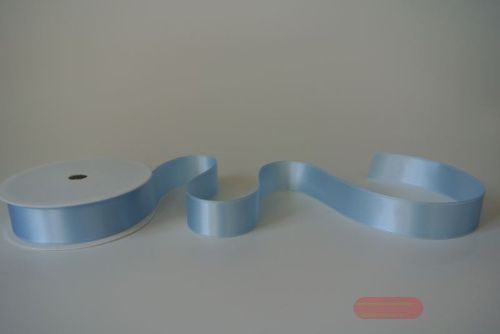 Bild von Band 25m/ 25mm, Double face Satin, lichtblau