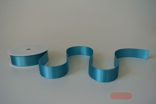Bild von Band 25m/ 25mm, Double face Satin, türkis_x000d_