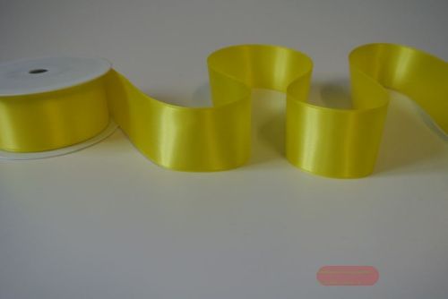 Bild von Band 25m/ 40mm, Double face Satin, zitrus