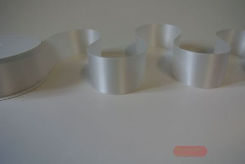 Bild von Band 25m/ 40mm, Double face Satin, ecru