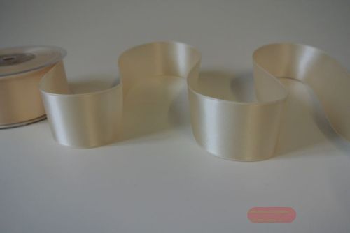 Bild von Band 25m/ 40mm, Double face Satin, beige
