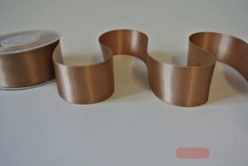 Bild von Band 25m/ 40mm, Double face Satin, leber